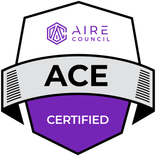 AIRE Chartered Executive — ACE Certified badge